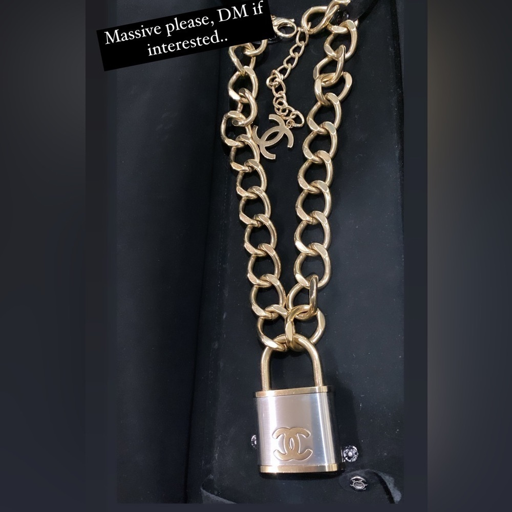 Rare Chanel runway padlock I seen on Rihanna